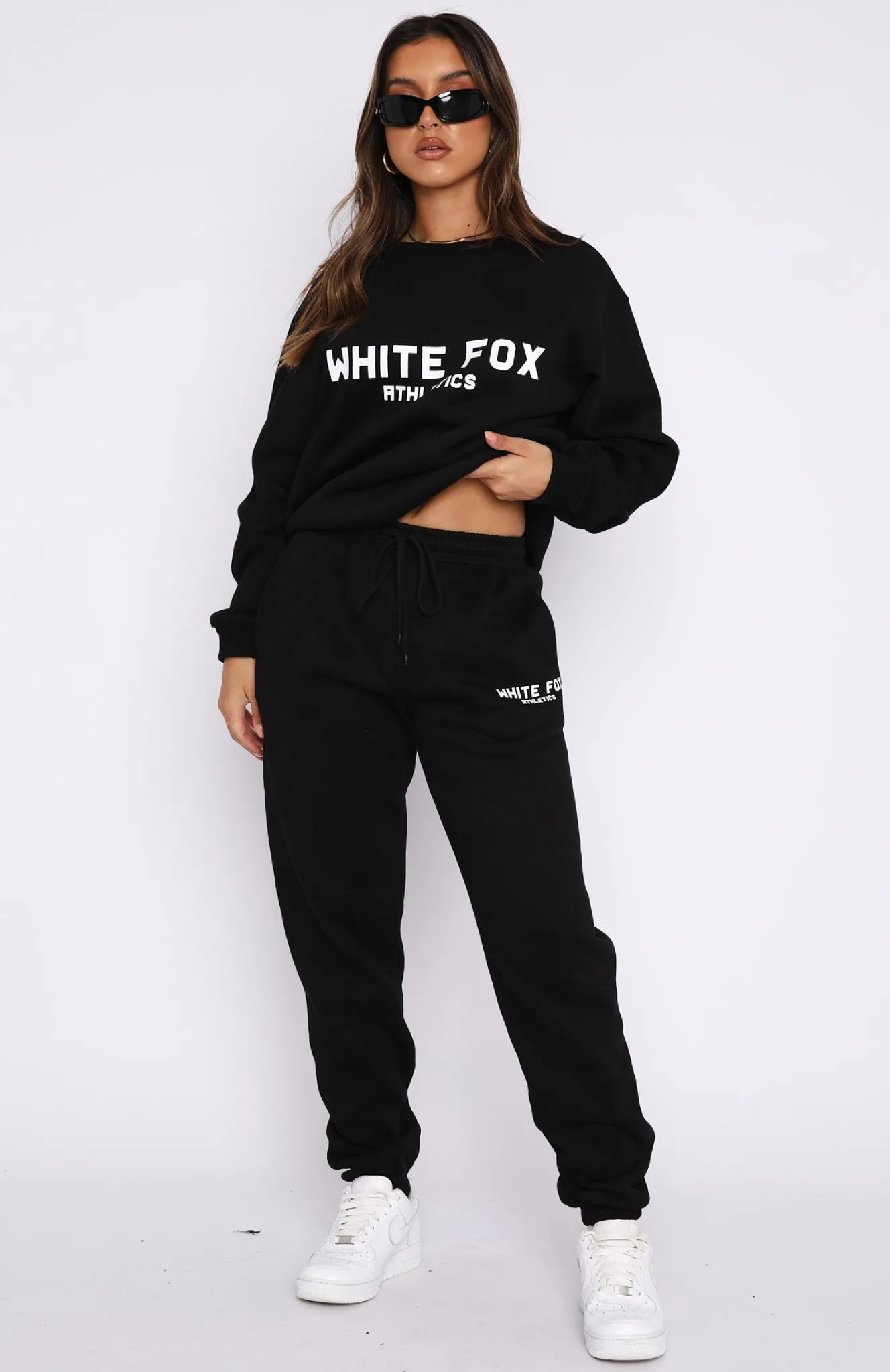 Sweatpants | White Fox Boutique The Next Level Sweatpants black
