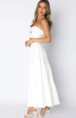 Restocked | White Fox Boutique The One's You Love Maxi Set white