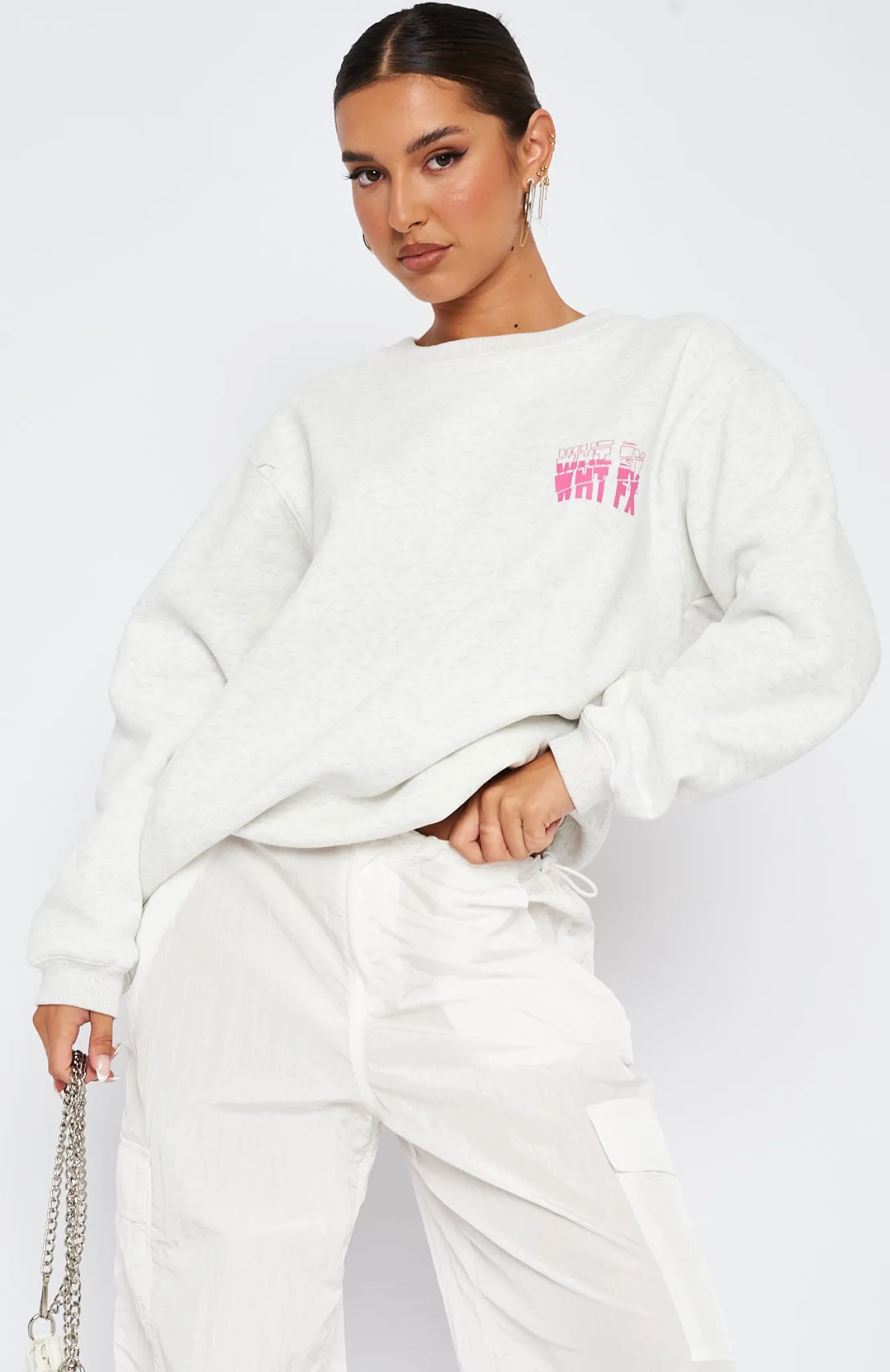 Jackets & Blazers | White Fox Boutique The Originals Oversized Sweater Marle grey