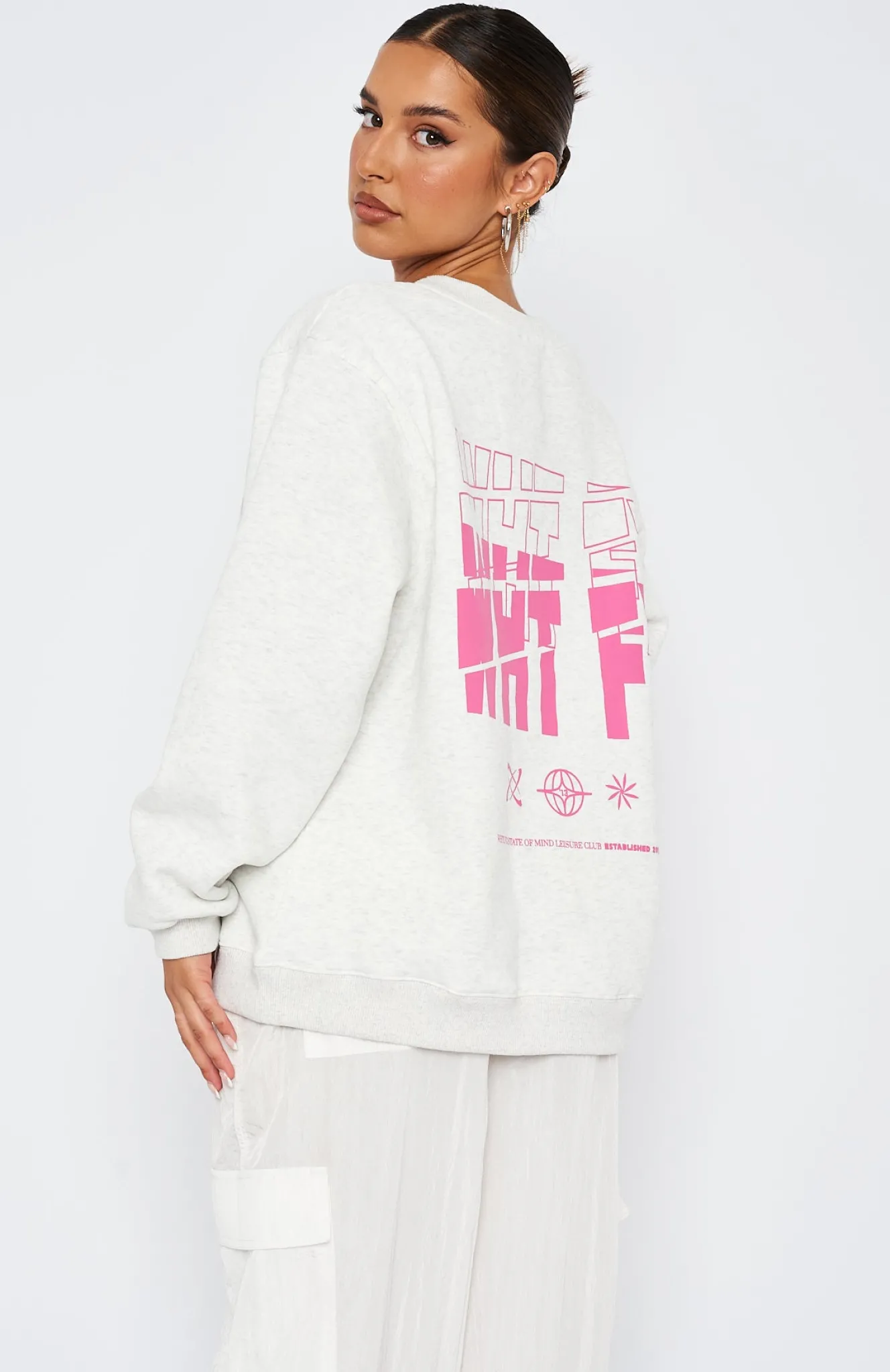 Jackets & Blazers | White Fox Boutique The Originals Oversized Sweater Marle grey