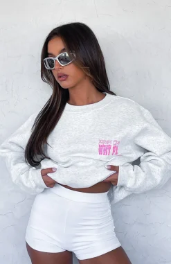 Jackets & Blazers | White Fox Boutique The Originals Oversized Sweater Marle grey