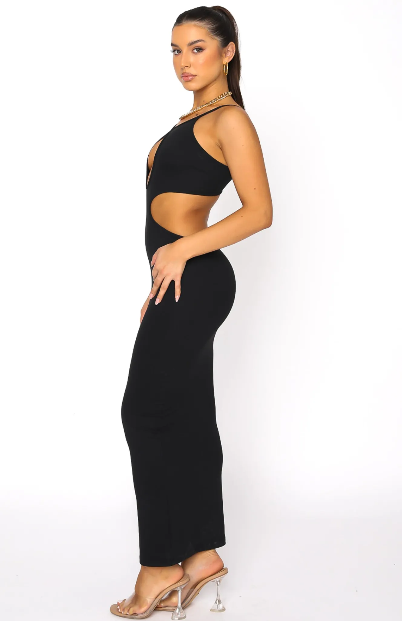 Restocked | White Fox Boutique These Words Maxi Dress black