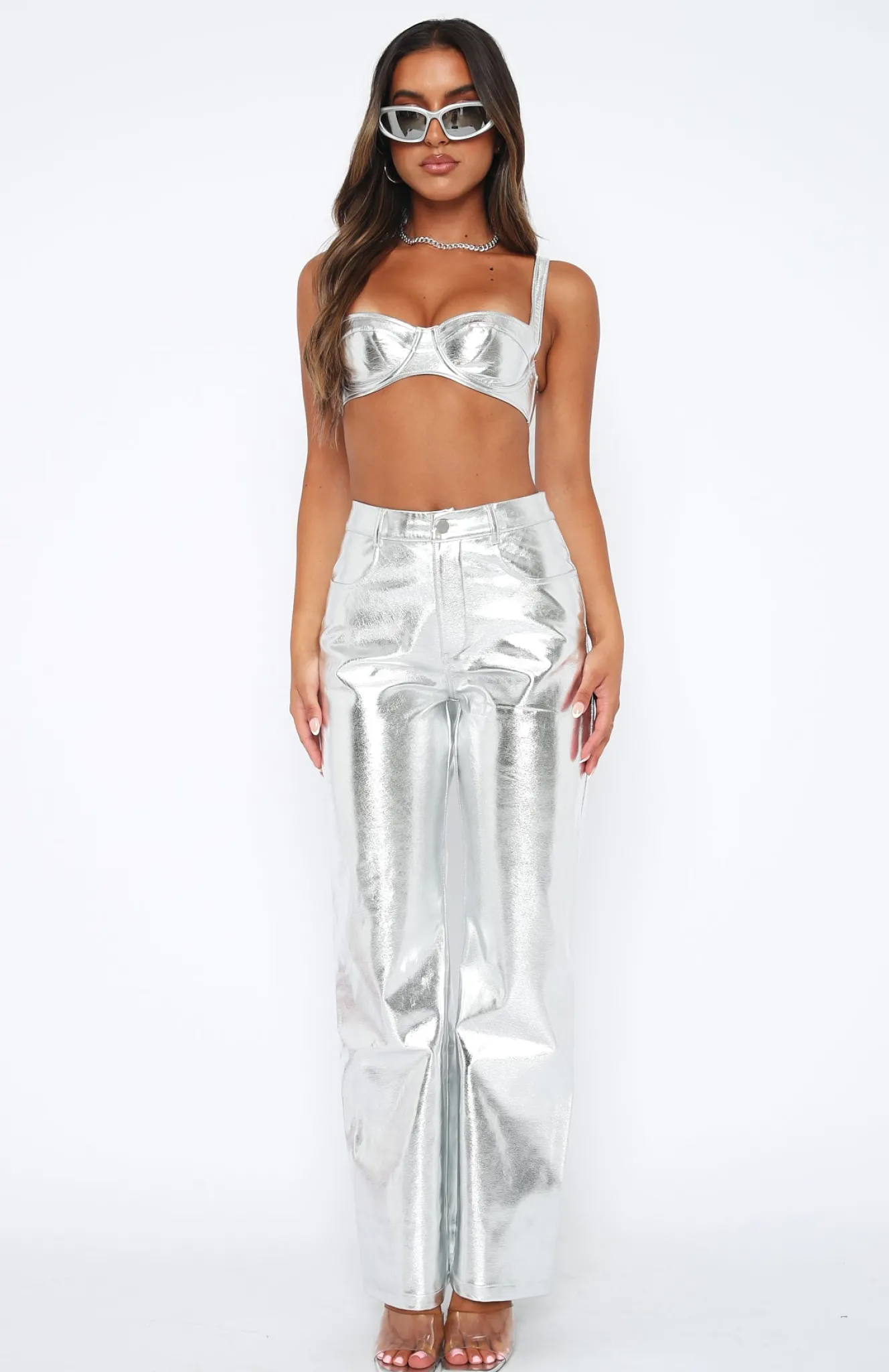 Shirts & Blouses | White Fox Boutique Tide Is High Bustier silver