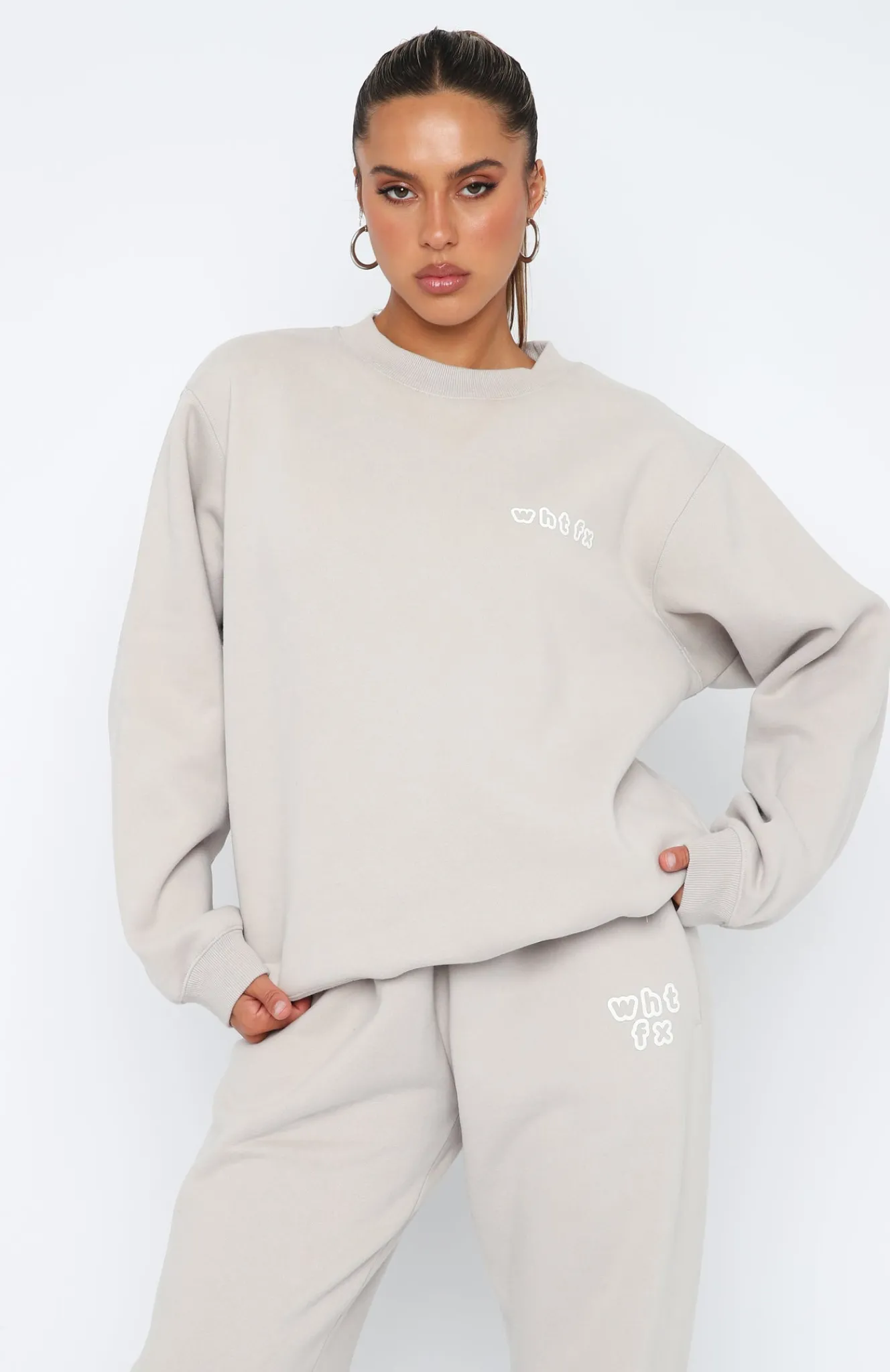 Jackets & Blazers | White Fox Boutique Top Tier Oversized Sweater Lunar grey