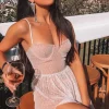 Formal Dresses | White Fox Boutique Totally Bangin' Mesh Maxi Dress white