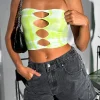 Shirts & Blouses | White Fox Boutique Toxic Love Crop Lime green