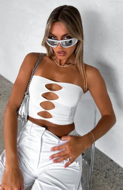 Shirts & Blouses | White Fox Boutique Toxic Love Crop white