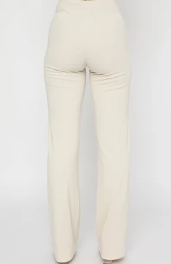Pants | White Fox Boutique Trust Yourself Pants Oatmeal nude