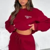 Shorts | White Fox Boutique Turn It Around Lounge Shorts Dark red