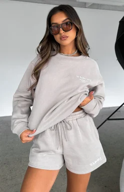 Shorts | White Fox Boutique Turn It Around Lounge Shorts Taupe brown