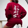 Jackets & Blazers | White Fox Boutique Turn It Around Oversized Sweater Dark red