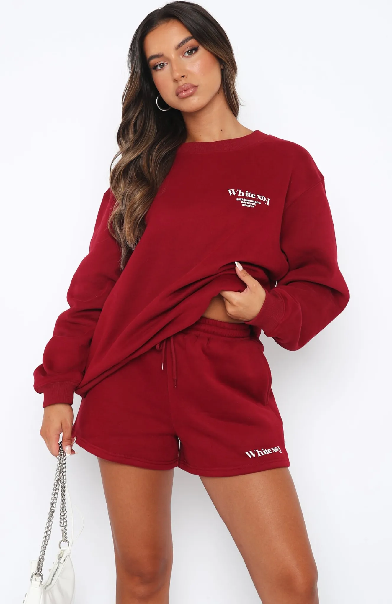 Jackets & Blazers | White Fox Boutique Turn It Around Oversized Sweater Dark red