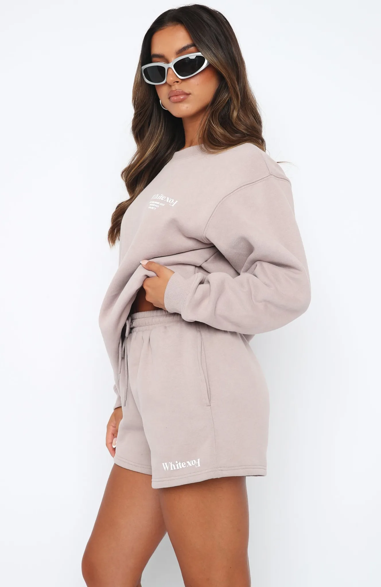 Jackets & Blazers | White Fox Boutique Turn It Around Oversized Sweater Taupe brown