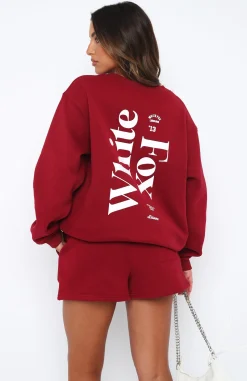 Jackets & Blazers | White Fox Boutique Turn It Around Oversized Sweater Dark red