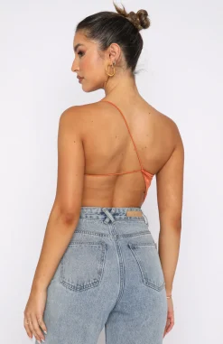 Shirts & Blouses | White Fox Boutique Under The Spotlight Crop Rust orange