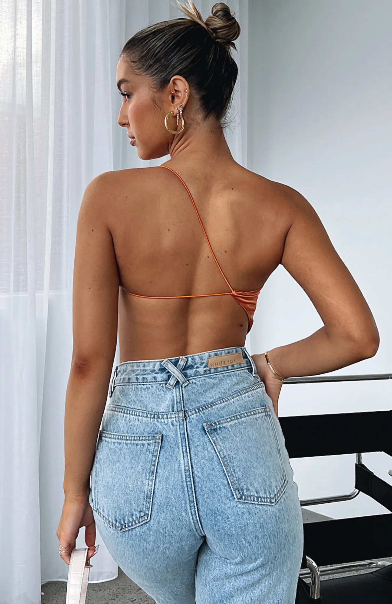 Shirts & Blouses | White Fox Boutique Under The Spotlight Crop Rust orange