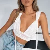 Shirts & Blouses | White Fox Boutique Undercover Model Crop white