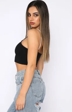 Shirts & Blouses | White Fox Boutique Universal Love Crop black