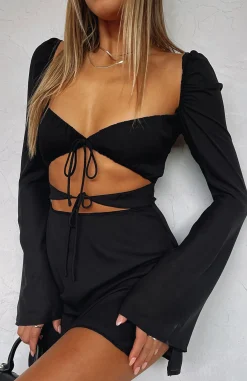 Restocked | White Fox Boutique Unpredictable Love Mini Dress black