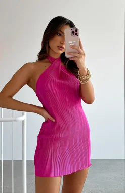 Restocked | White Fox Boutique Up In The Air Mini Dress pink