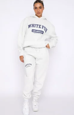 Jackets & Blazers | White Fox Boutique Varsity Vibe Hoodie Marle grey