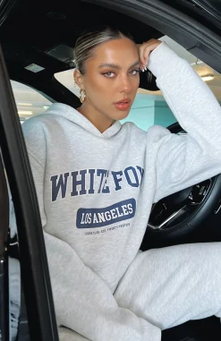 Jackets & Blazers | White Fox Boutique Varsity Vibe Hoodie Marle grey