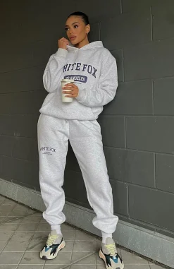 Jackets & Blazers | White Fox Boutique Varsity Vibe Hoodie Marle grey