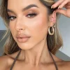 Jewellery | White Fox Boutique Vera Hoop Earrings gold