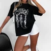 Shirts & Blouses | White Fox Boutique Vibe Is Unmatched Oversized Tee black
