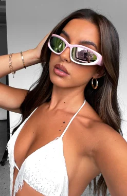 Sunglasses | White Fox Boutique Viper Sunglasses pink