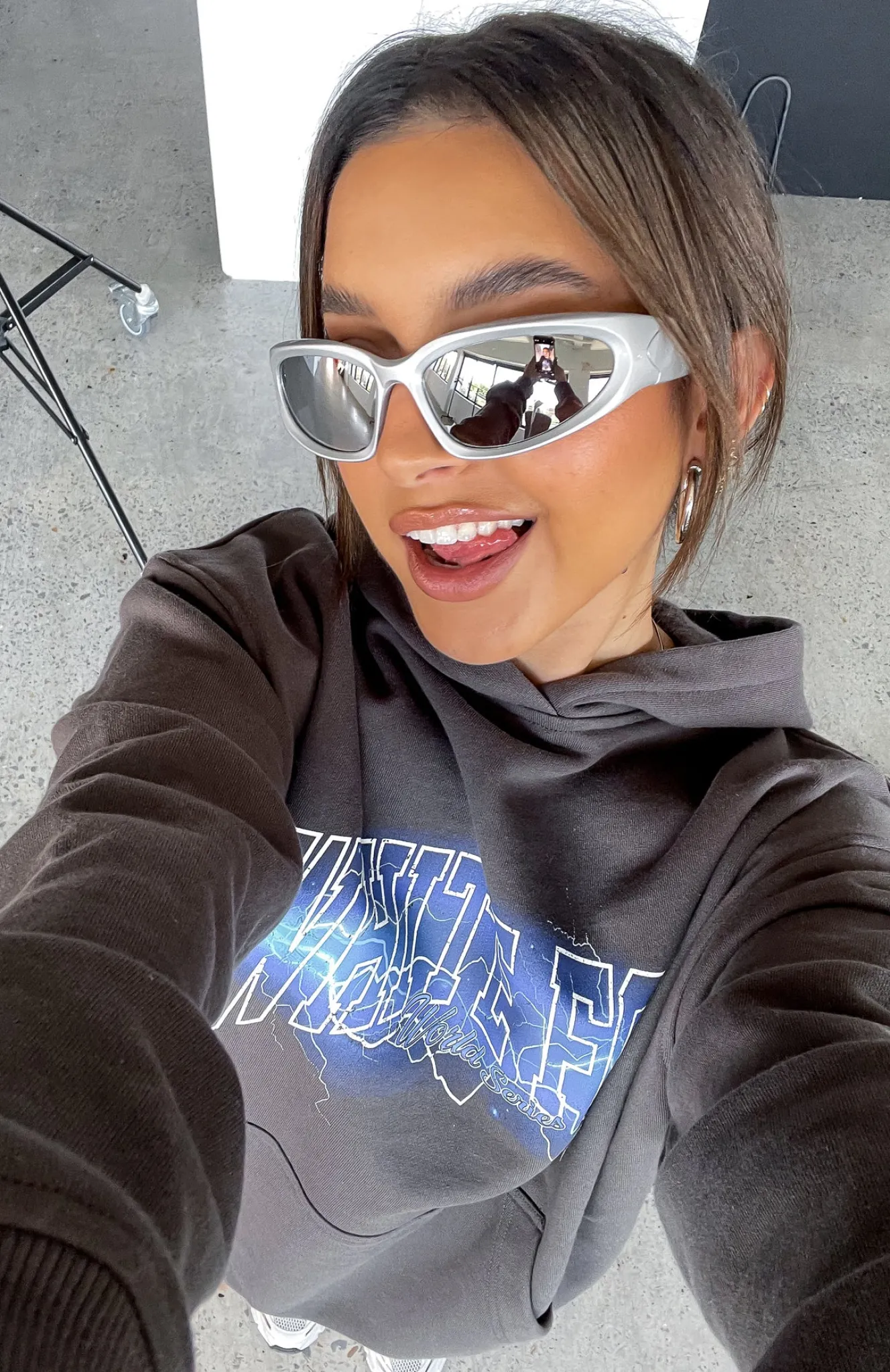 Sunglasses | White Fox Boutique Viper Sunglasses Reflective silver