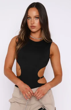 Shirts & Blouses | White Fox Boutique Want It Now Bodysuit black