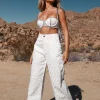 Pants | White Fox Boutique Watch Me Work Pants white