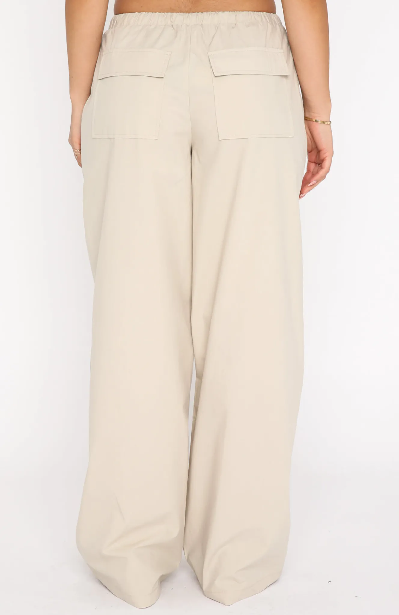 Pants | White Fox Boutique Watch Your Back Cargo Pants Stone nude