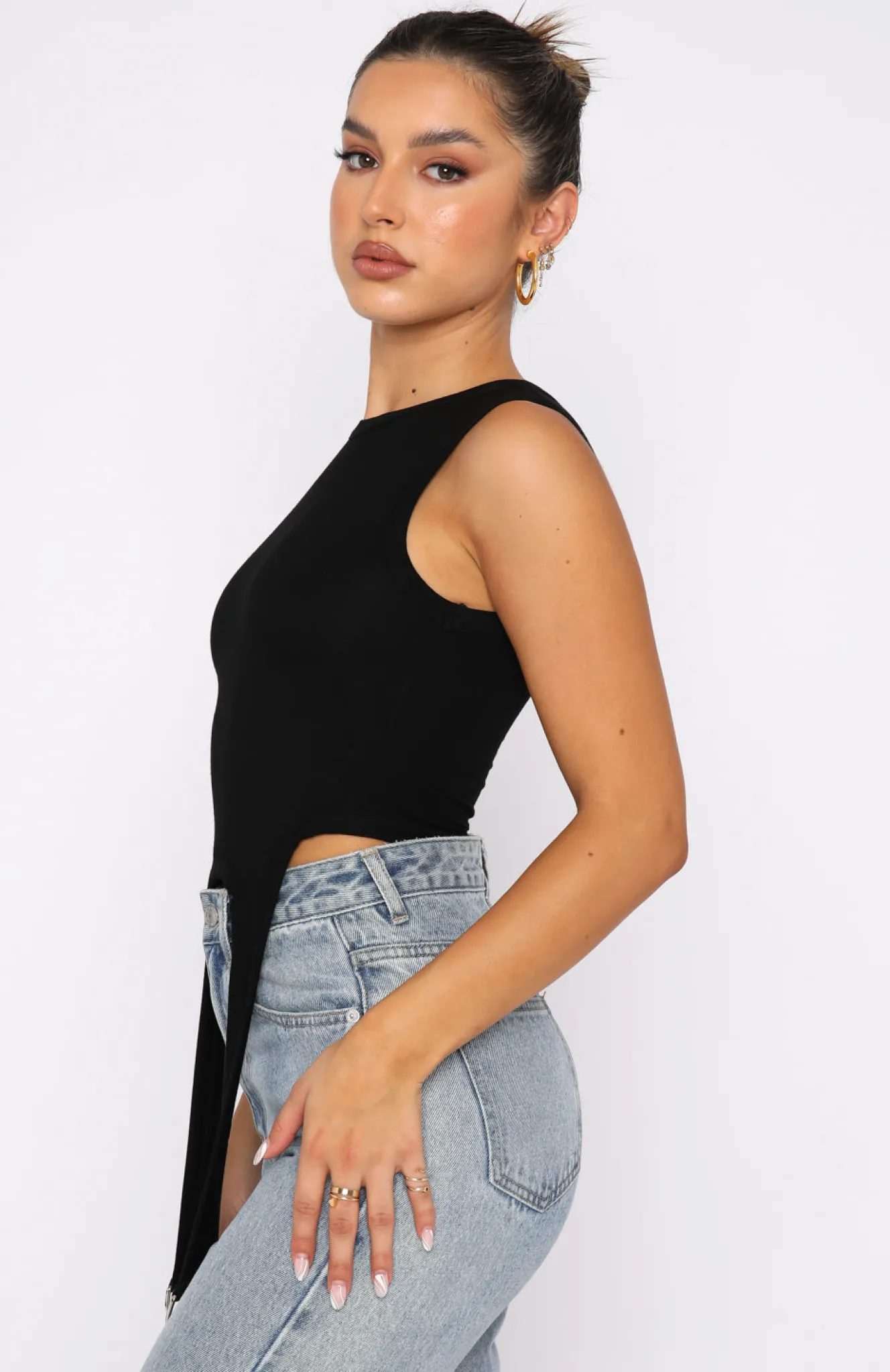 Shirts & Blouses | White Fox Boutique Watching Out For You Crop black