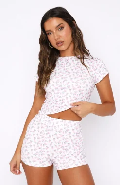 Shirts & Blouses | White Fox Boutique Weekend Vibes Baby Tee pink