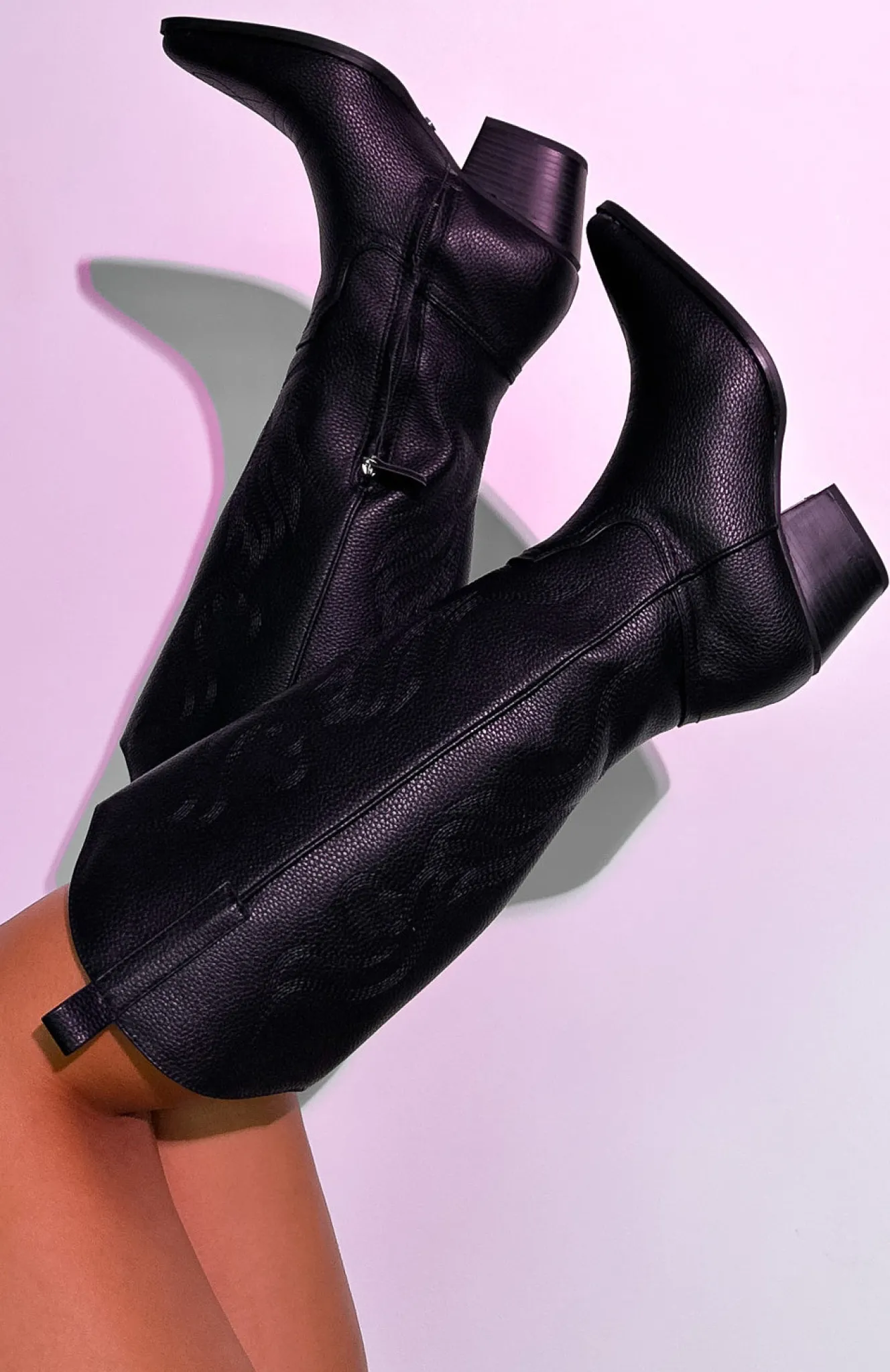 Boots | White Fox Boutique Western Cowboy Boots black