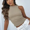 Shirts & Blouses | White Fox Boutique Where I Should Be Top Mocha brown