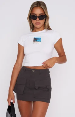 Shirts & Blouses | White Fox Boutique Where I'd Rather Be Baby Tee white