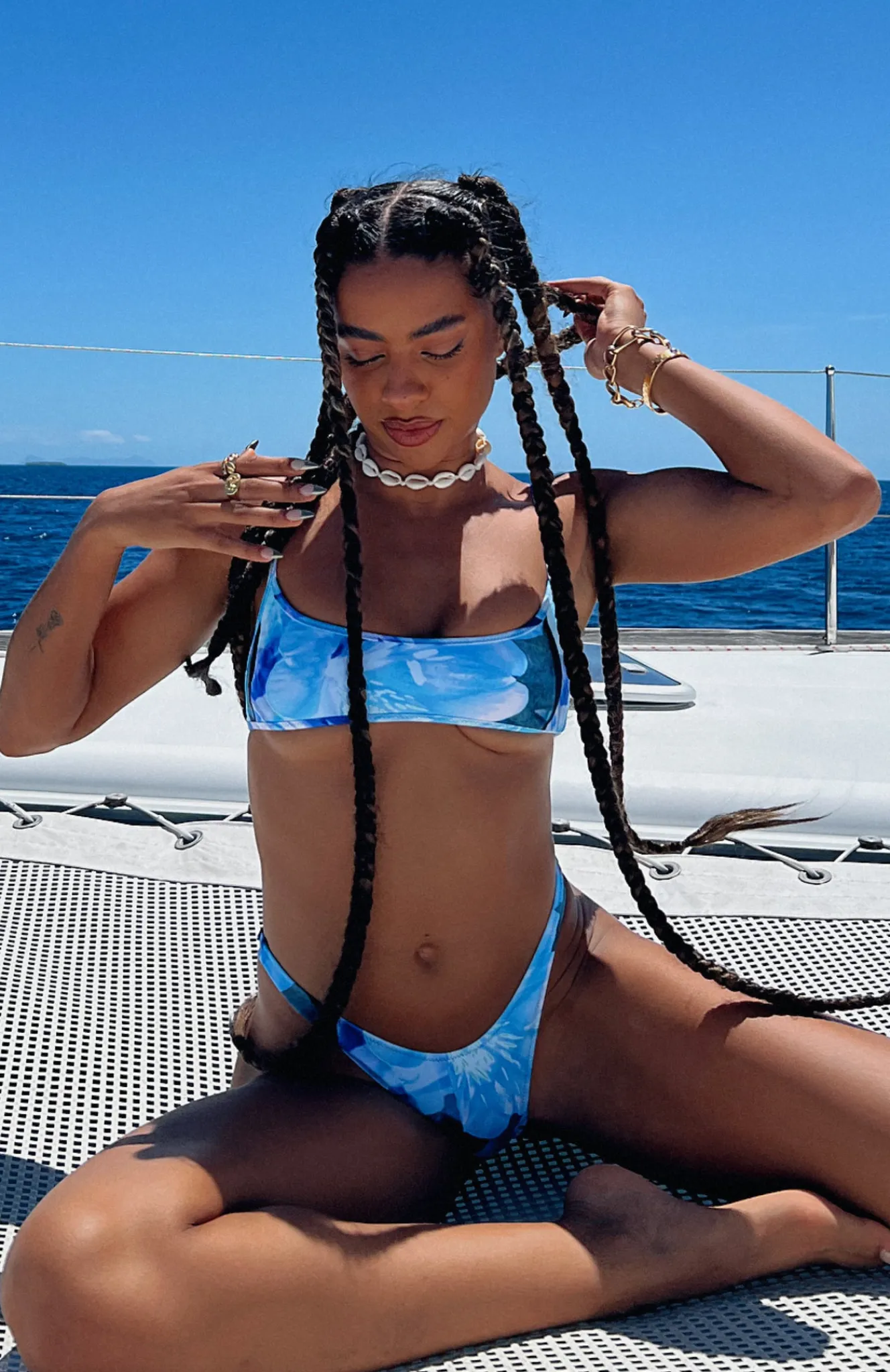 Bikini Tops | White Fox Boutique Whitehaven Bikini Top Haze blue