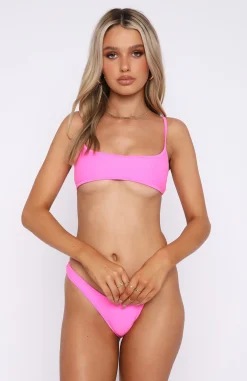 Bikini Tops | White Fox Boutique Whitehaven Bikini Top Candy pink