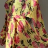 Long Sleeve Dresses | White Fox Boutique You Drive Me Crazy Long Sleeve Mini Dress Lemon Rose yellow