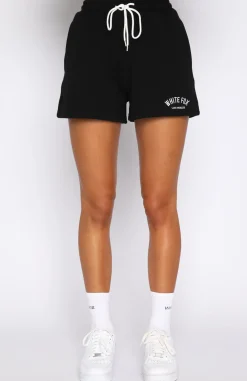 Restocked | White Fox Boutique You Know You Got It Lounge Shorts black