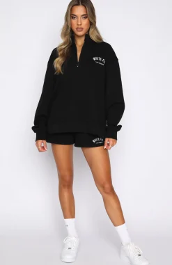 Restocked | White Fox Boutique You Know You Got It Lounge Shorts black
