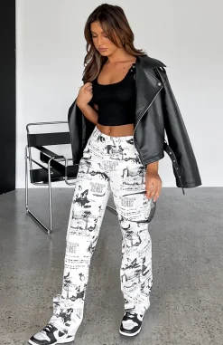 Pants | White Fox Boutique Your Choice Printed Pants white