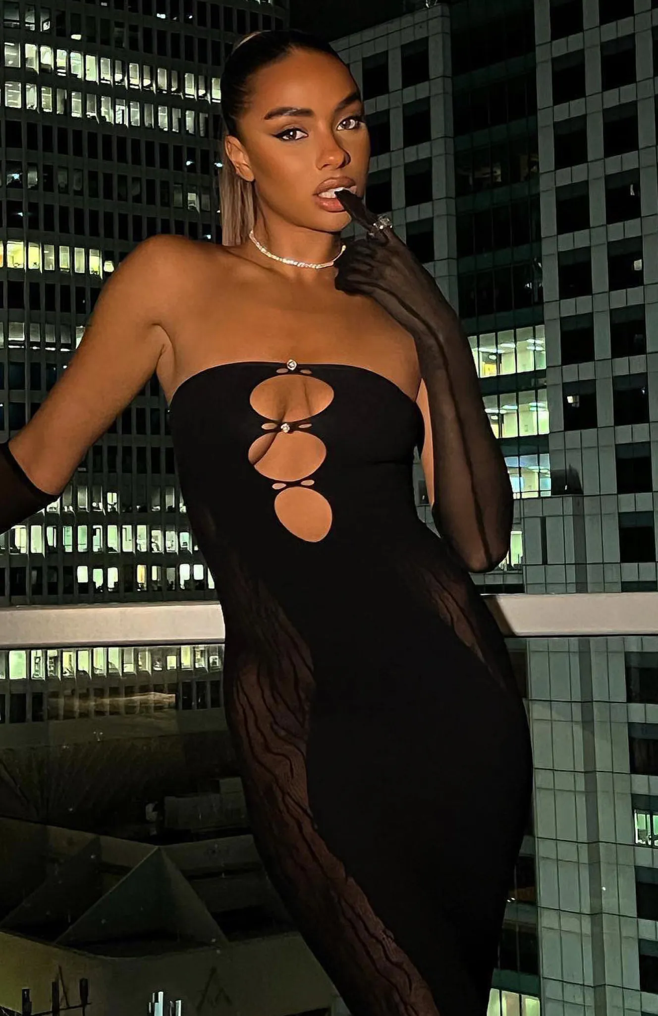 Restocked | White Fox Boutique Your Peace Midi Dress black